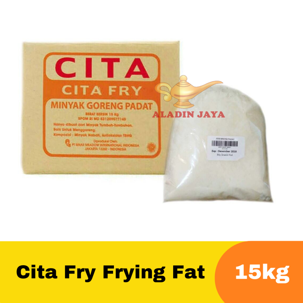 

Cita Fry Frying Fat 15kg Minyak Goreng Padat