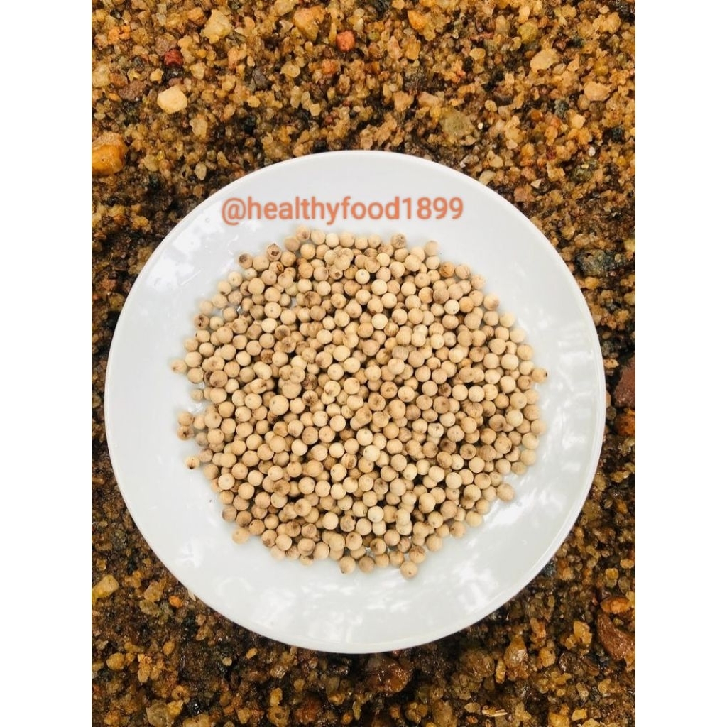 

Merica Putih Biji / Sahang Utuh Premium – 50gr & 100gr