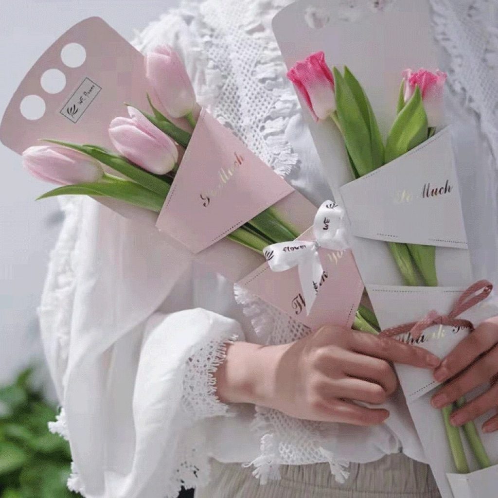 

Flower Bloom Box SINGLE ROSE TYSM HANDY / Tas Bunga / Kotak Bunga Florist / Flower Box