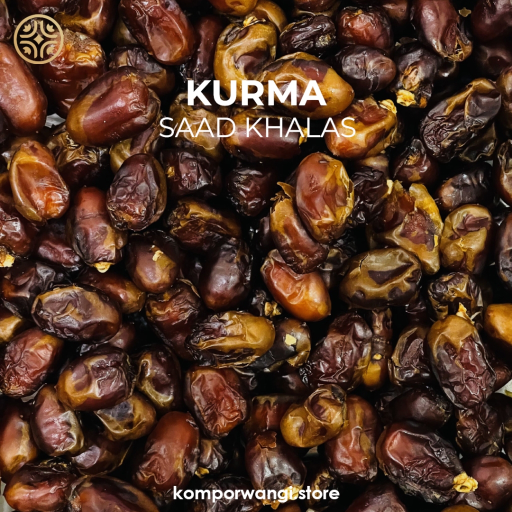 

Kurma Saad Khalas 100 gram, 250 gram dan 500 gram Premium Asli Arab | Kurma Manis Legit Lembut | Kurma Oleh-Oleh Haji Umroh
