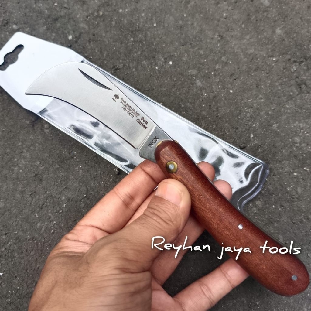 Pisau lipat okulasi Don carlos Pikas original solingen Germany Pocket knife don carlos original