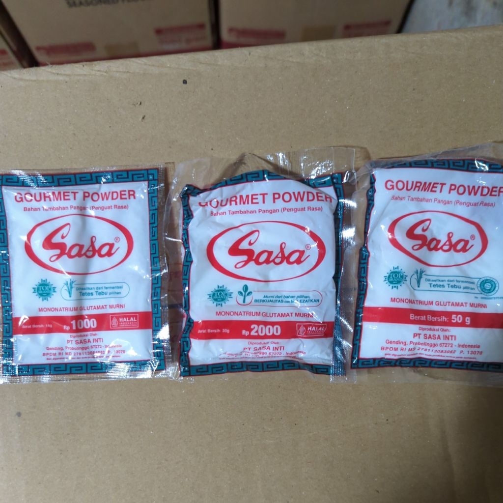 

SASA MSG Penyedap rasa 14gr, 30gr, 50gr
