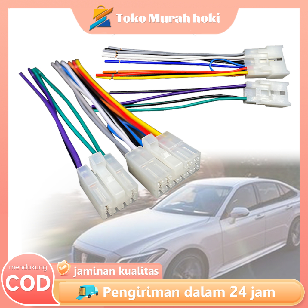 Soket Audio Head Soket Male Unit Mobil Male Female Untuk Tape Bawaan Soket