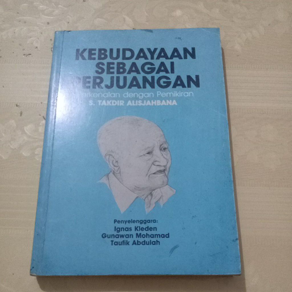 Buku ORI Kebudayaan Sebagai Perjuangan Oleh S Takdir Alisjahbana