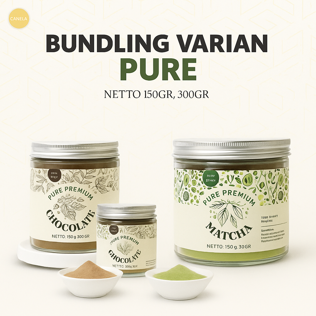 

Bundling TheCafelab Pure Premium Coklat, Cocoa + Pure Premium Matcha