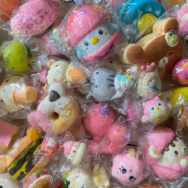 Sale Preloved Squishy Licensed Ibloom Punimaru Cutie Creative Silly HK Donut Cafe De N Chawa Pat Pat