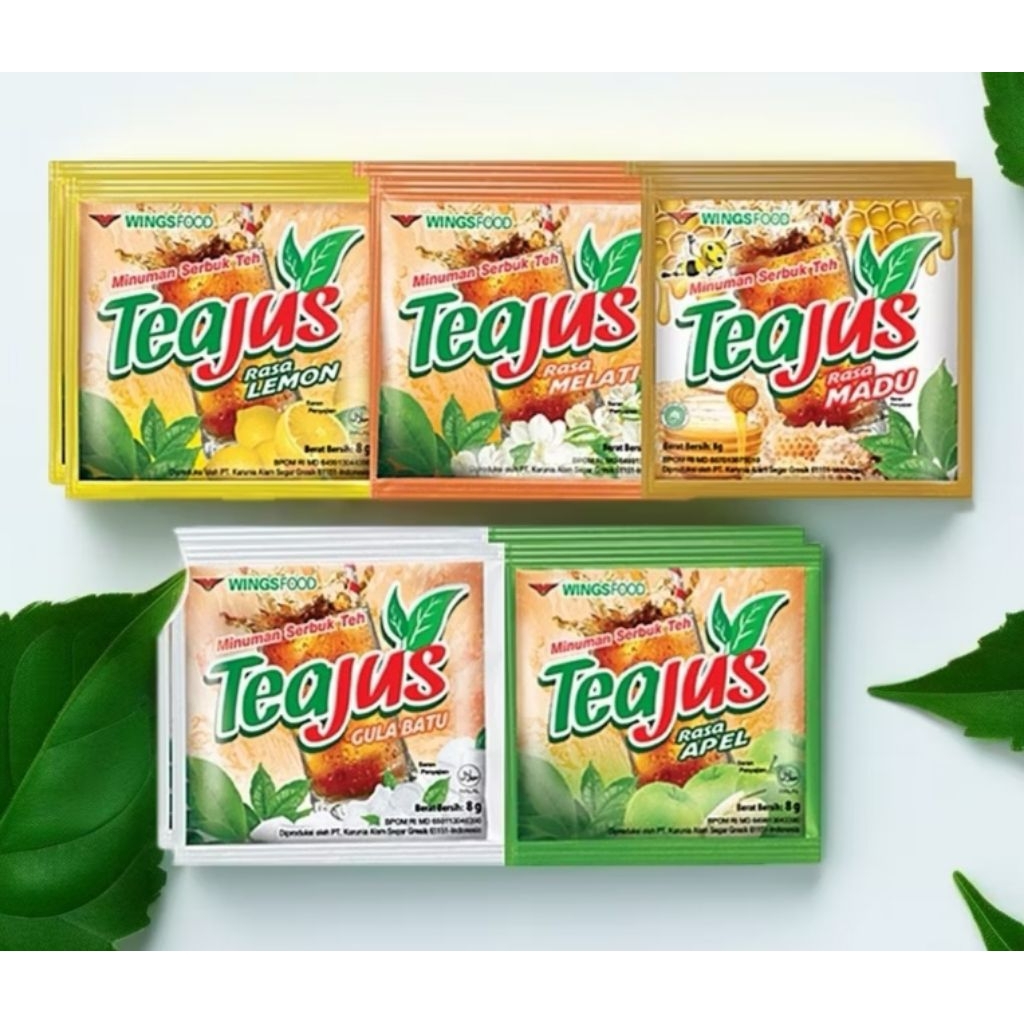 

Minuman sachet tea jus / teajus minuman serbuk teh