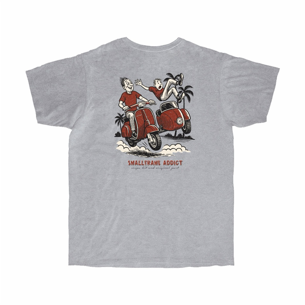 kaos vespa smallframe addict original