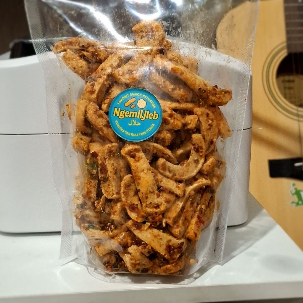

500 gram basreng stik premium kacang pedas manis cikruh