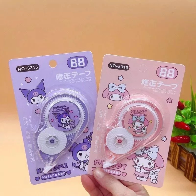 

Correction Tape Motif KUROMI CINAMOROL DAN MELODY 8315 / Tip Ex Pita Lucu Anak SANRIO