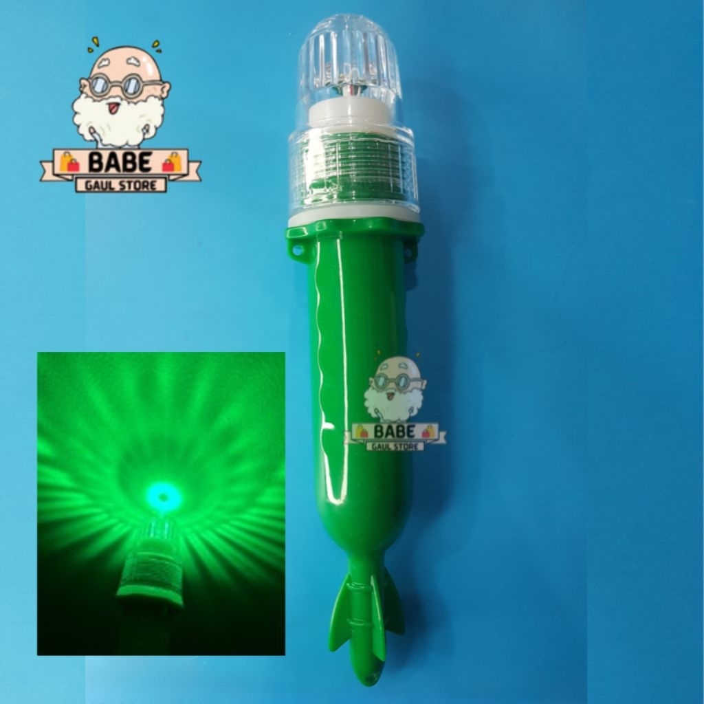 Lampu Torpedo Bersinyal 1 Warna Tidak Kedip Lampu Klip Lampu Ikan LED Lampu Jaring Nelayan