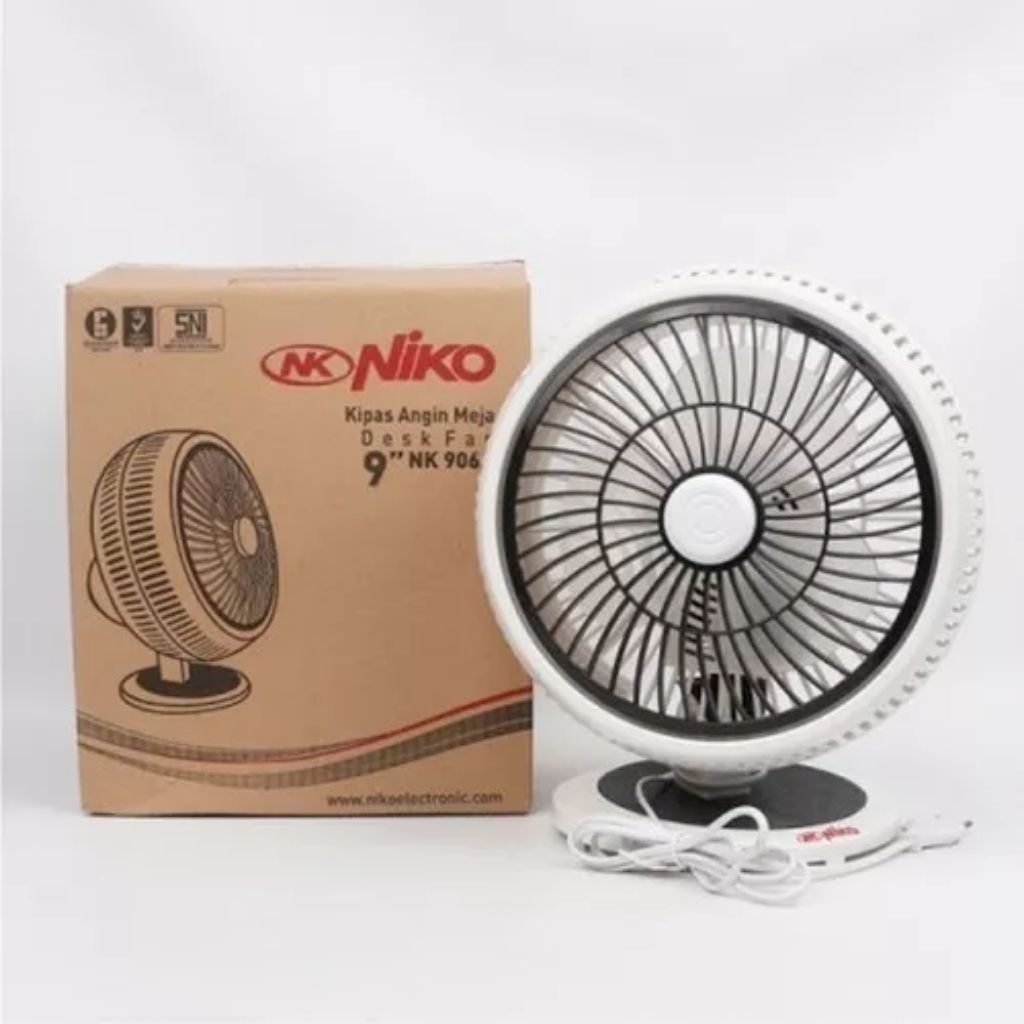 KIPAS ANGIN NIKO MEJA DUDUK Niko 12 9 INCH DINDING DESK FAN MURAH NKD9 NK D9 906 906A A NKD WALL FAN