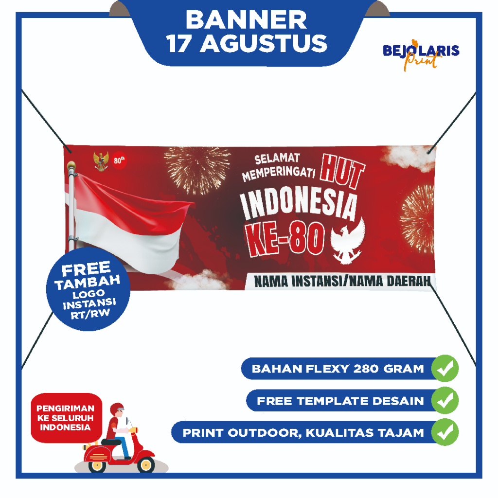 Banner 17 Agustus Banner Agustusan Banner HUT RI