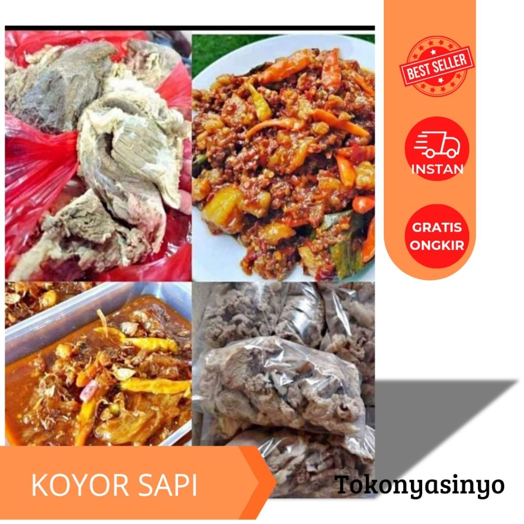 

Koyor Sapi 1kg — Empuk, Gurih, dan Siap Masak!