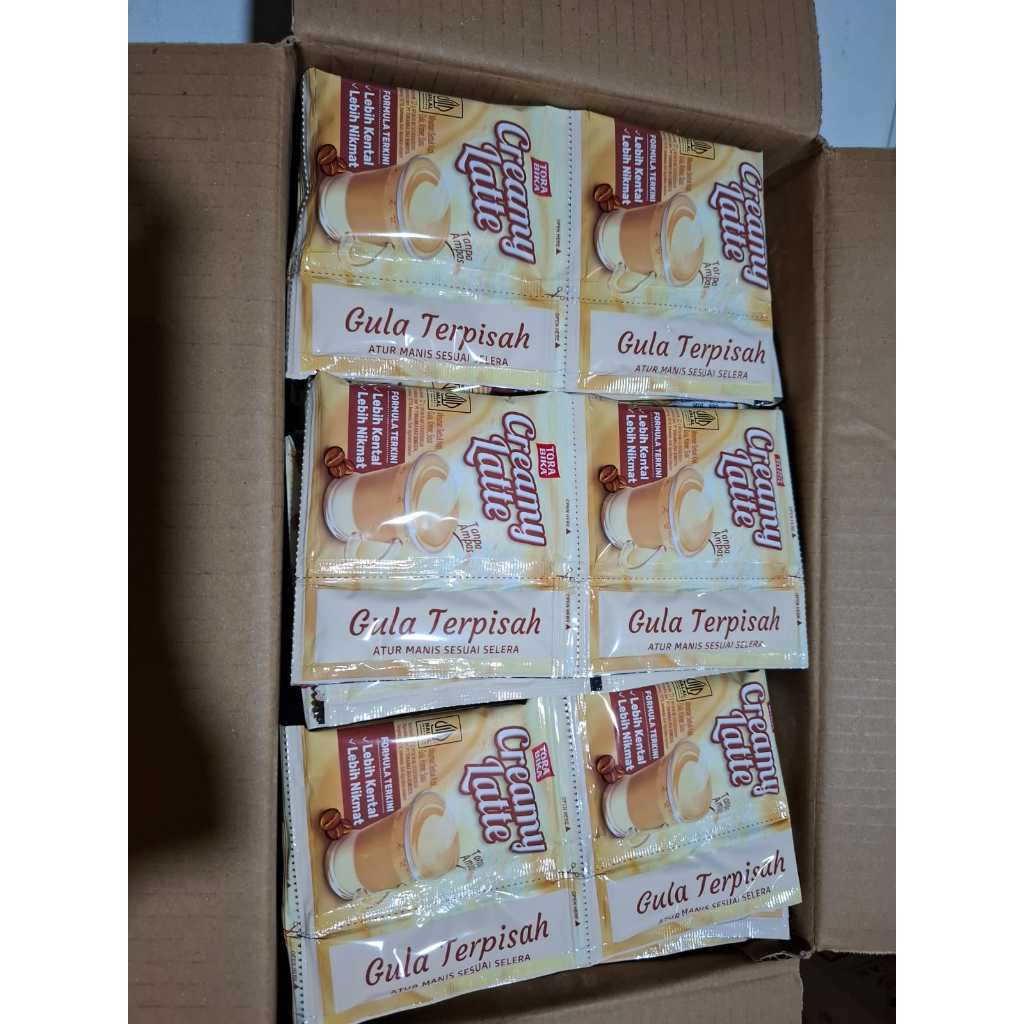 

Creamy Latte Gula Terpisah