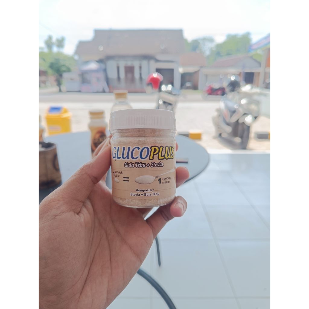 

(GULA AREN) GlucoPlus + Stevia, gula herbal