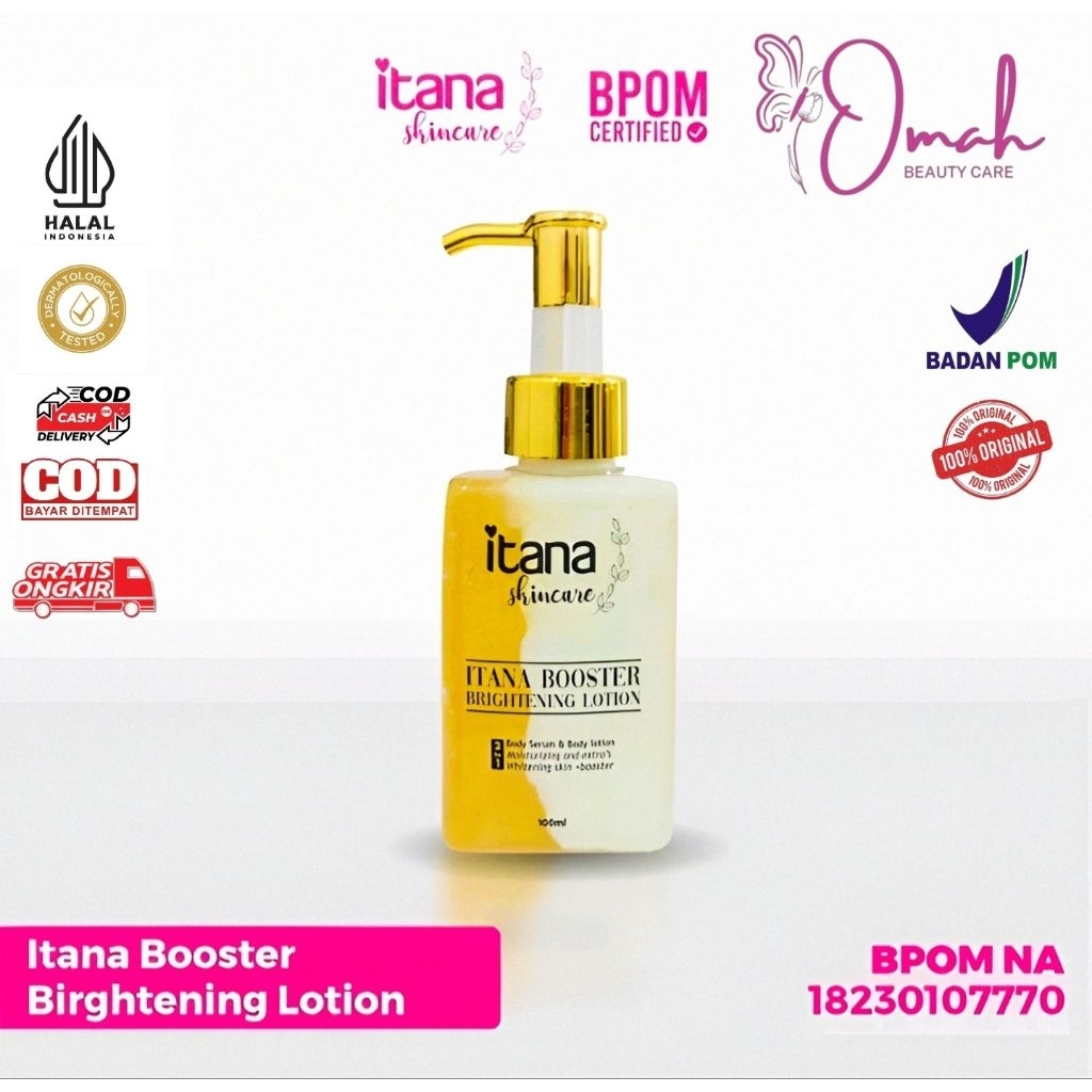 Itana Skincare - Itana Booster Brightening Lotion ( Lotion Siang Itana _ Lotion 2 in 1)
