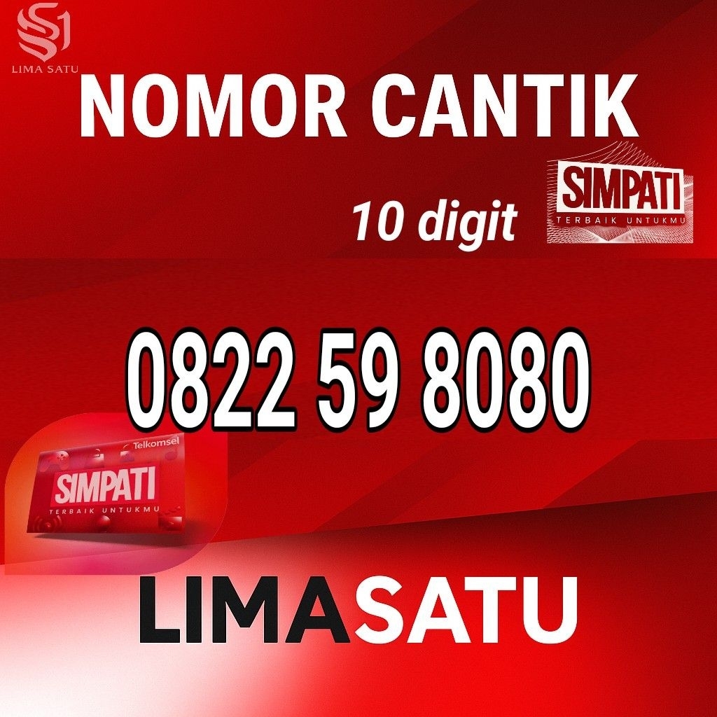 Kartu Perdana Nomor Cantik Telkomsel Simpati 10 digit