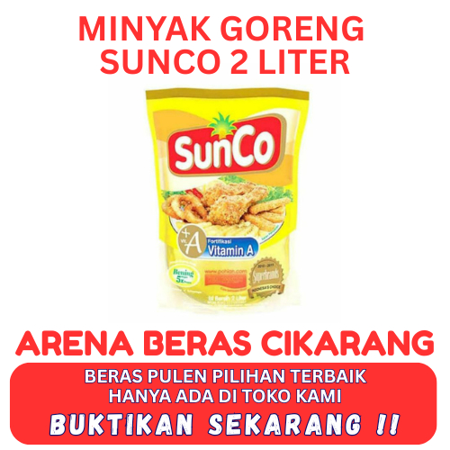 

(BISA COD) PROMOO MURAH MINYAK SUNCO 2 LITER & 4 LITER BERAS JAYA CIKARANG