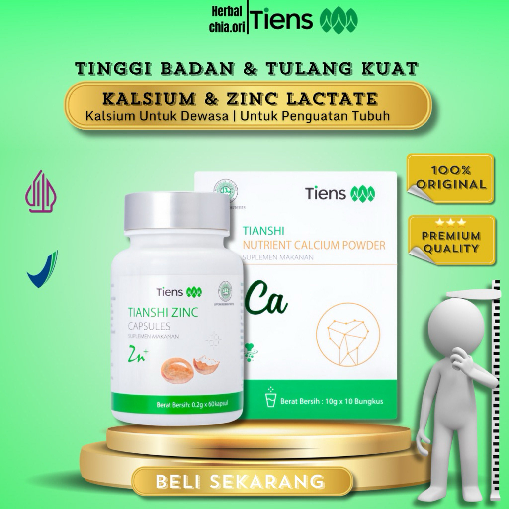 

TIENS PENINGGI BADAN ORIGINAL Susu NHCP dan Zinc Capsule