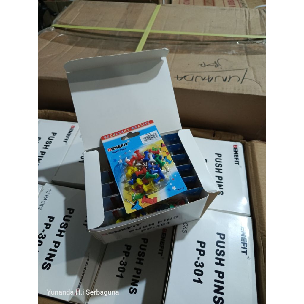 

(1 pak)Jarum push pin benedit pp-301