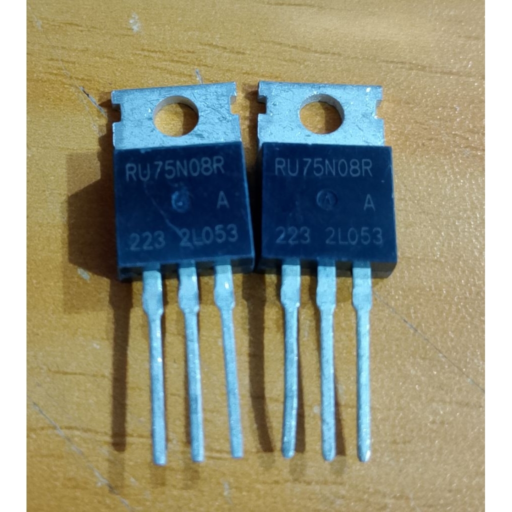 RU75N08R TO-220 75N08 RU75N0BR TO220 RU75N08 75V/80A MOSFET