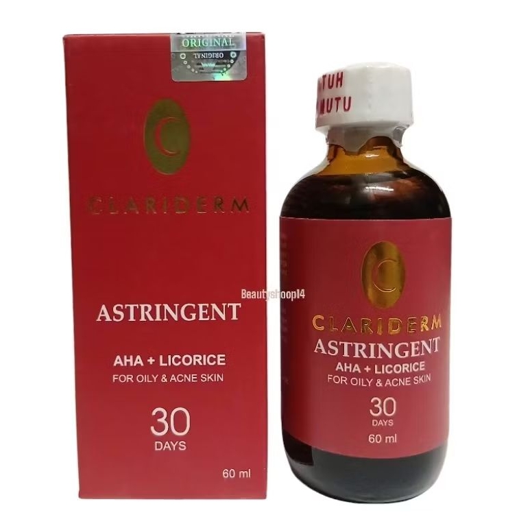 Toner Clariderm Astringent BPOM