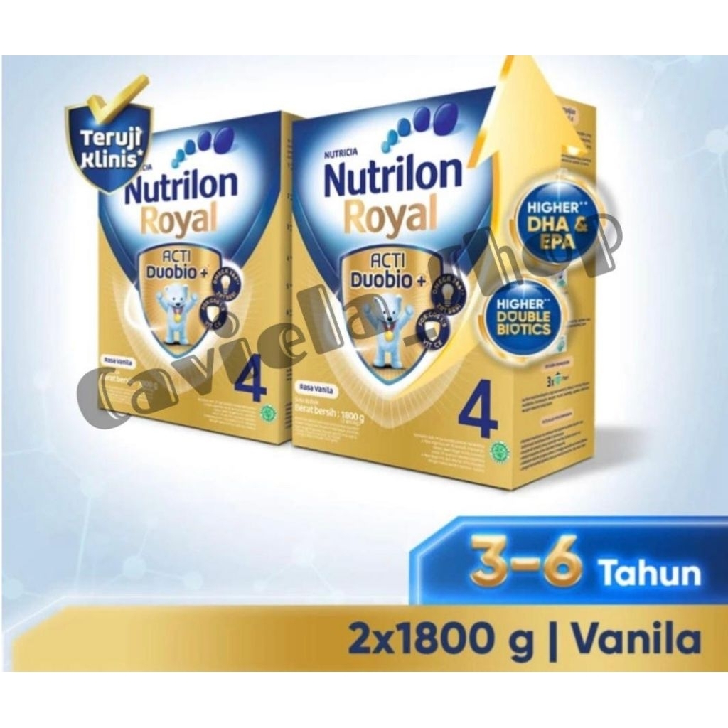 

Nutrilon 4 vanila 1800gr x 2pcs/kotak (Exp.2026)