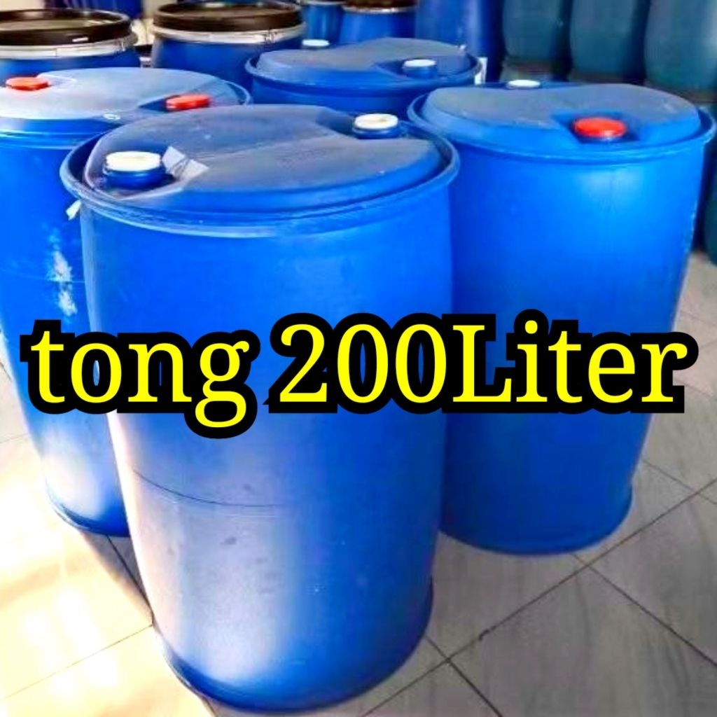 drum plastik 200liter tk.drum plastik 200l.untuk tandon air dan apung wadah tetes