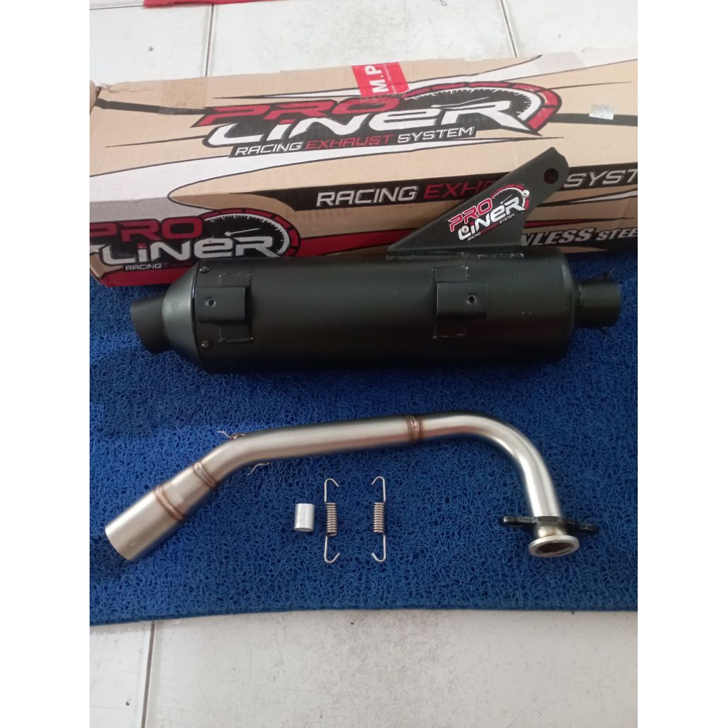 Knalpot Mio J Black Standar racing Original Proliner