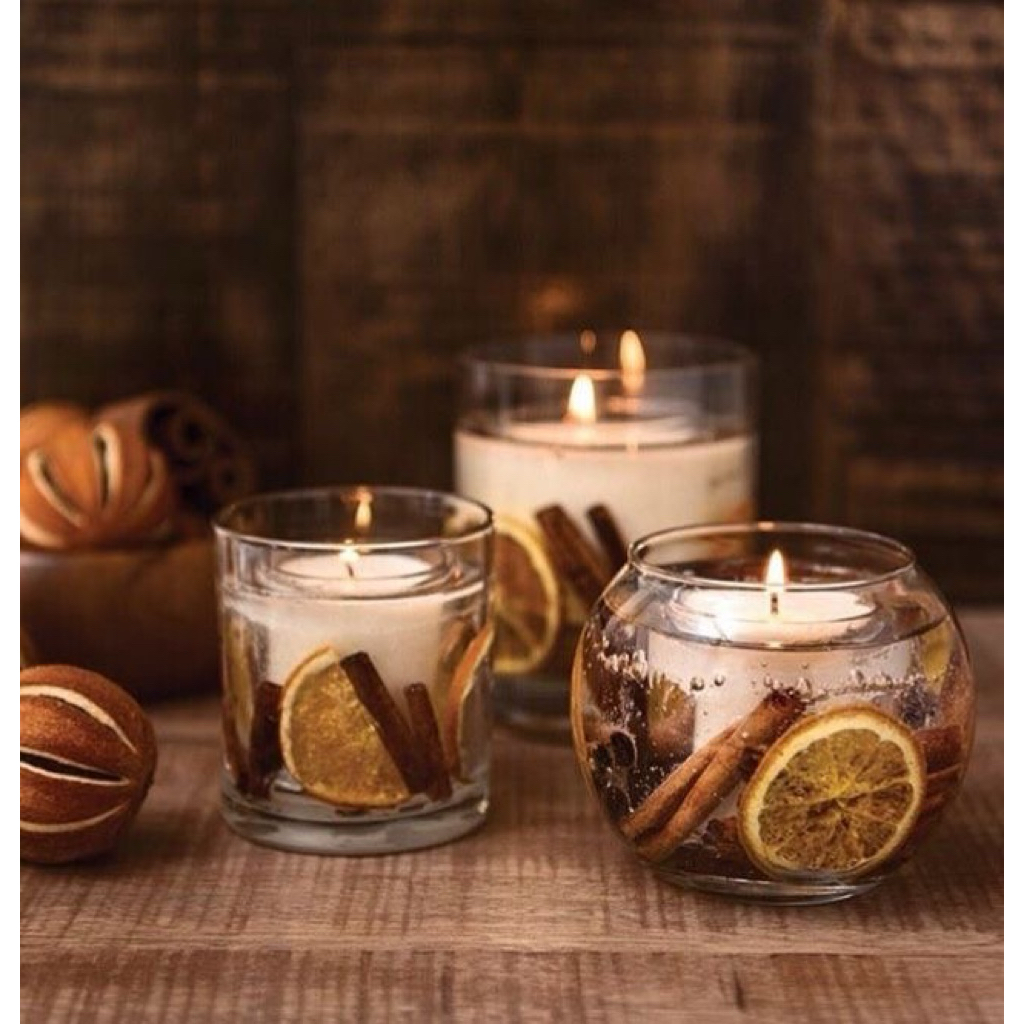 KAIA — Jelly Wax Eucalyptus Reusable | Lilin Pengusir Nyamuk | Lilin Gel Aromaterapi Kaca Bulat Tran