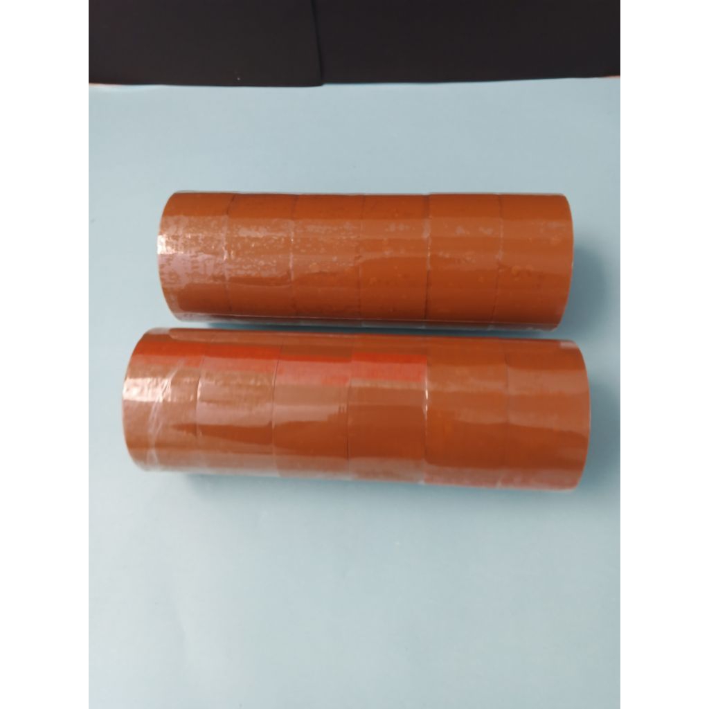 

Solatip Lakban Solasi Coklat 48mm 1 slop isi 6pcs