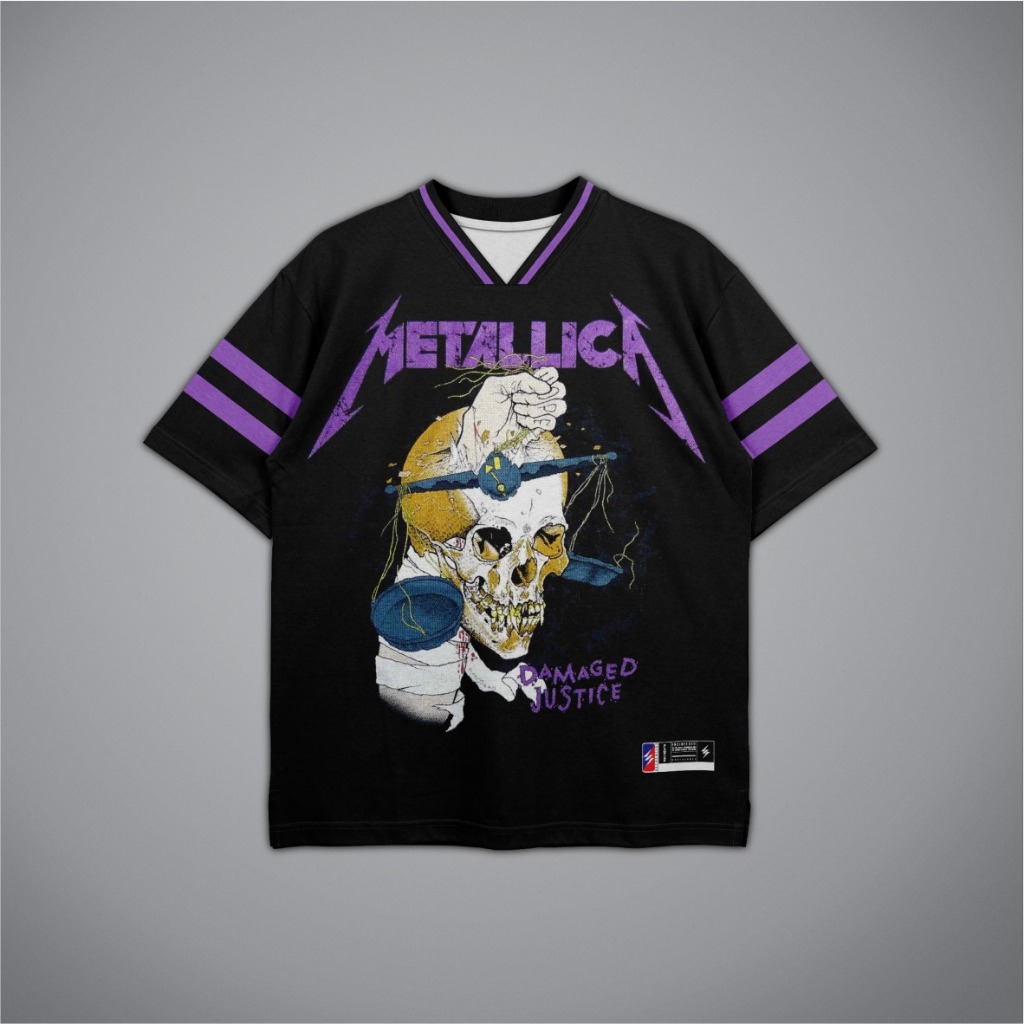 JERSEY BAND METALLICA OVERSIZE // JERSEY OVERSIZE // JERSEY BAND OVERSIZE // JERSEY METALLICA DAMAGE