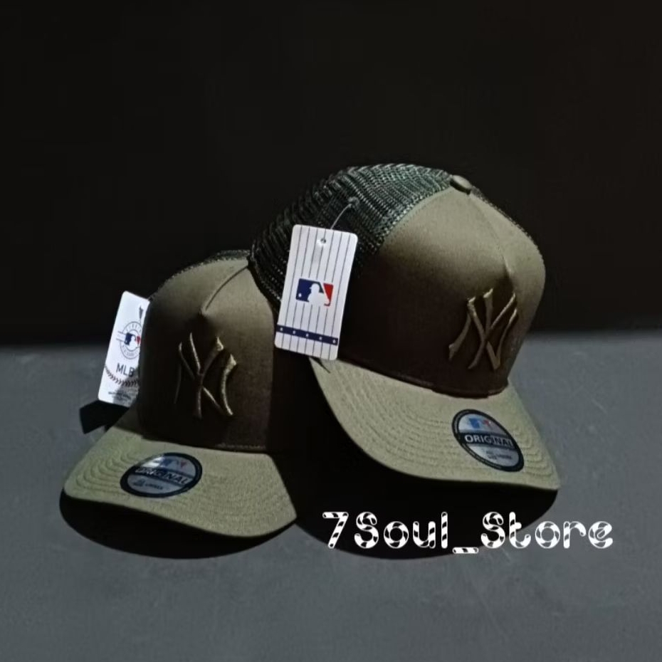 Topi Fashion Baseball Trucker NY New York Cap Army Mlb Premium Quality COD