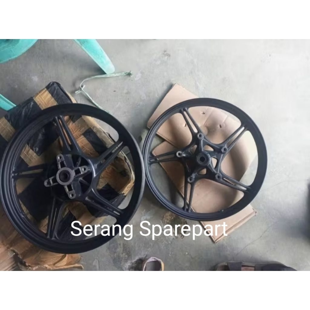 Velg Pelek Racing Kawasaki Athlete Depan Belakang Second Original
