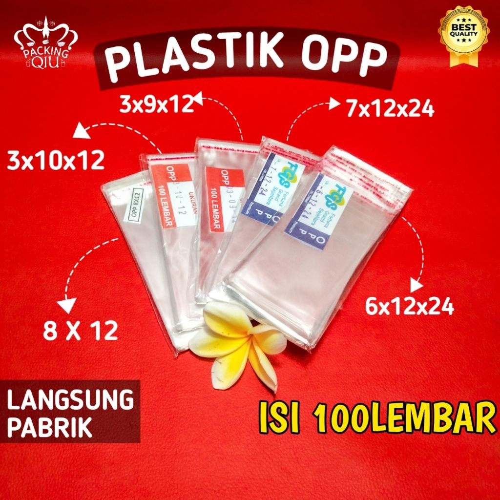PLASTIK OPP // PLASTIK SEAL OPP BENING // PLASTIK SNACK