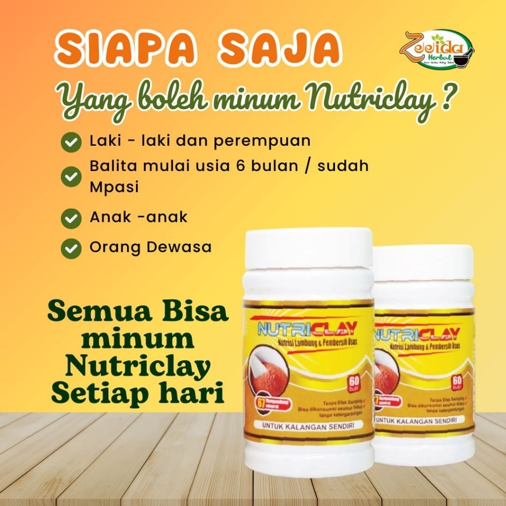 NUTRICLAY Nutrisi Lambung & Pembersih Usus