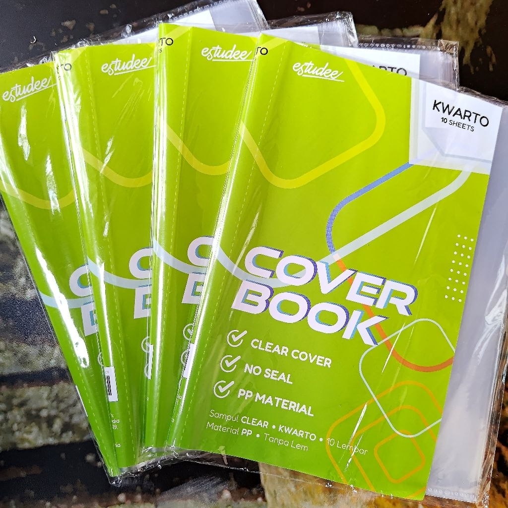 

Estudee Sampul Buku Tulis Plastik Bening No Seal Kwarto A5 Isi 10