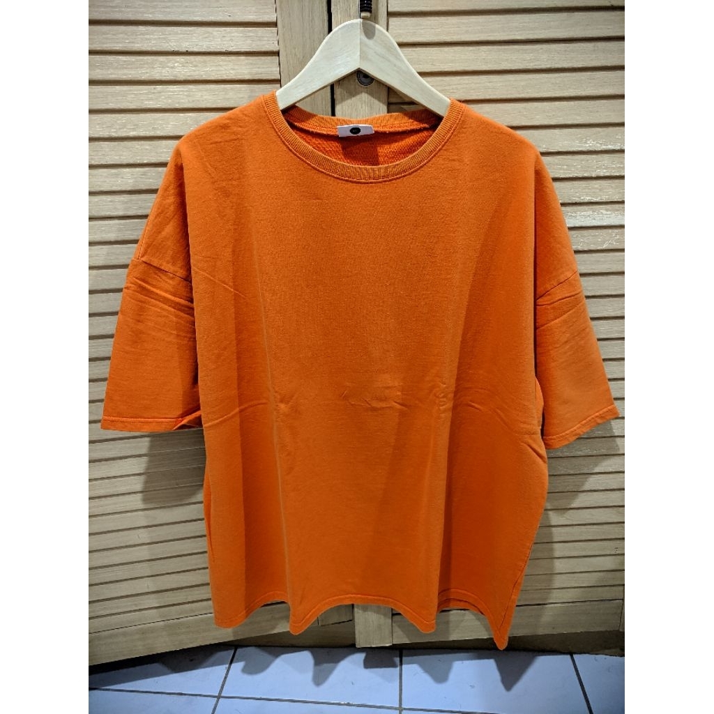 Kaos Tshirt Asnofit Boxyfit Orange