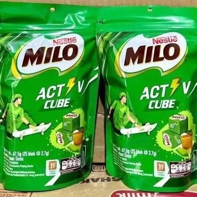 

MILO CUBE 2,7 GR ISI 25 BLOK