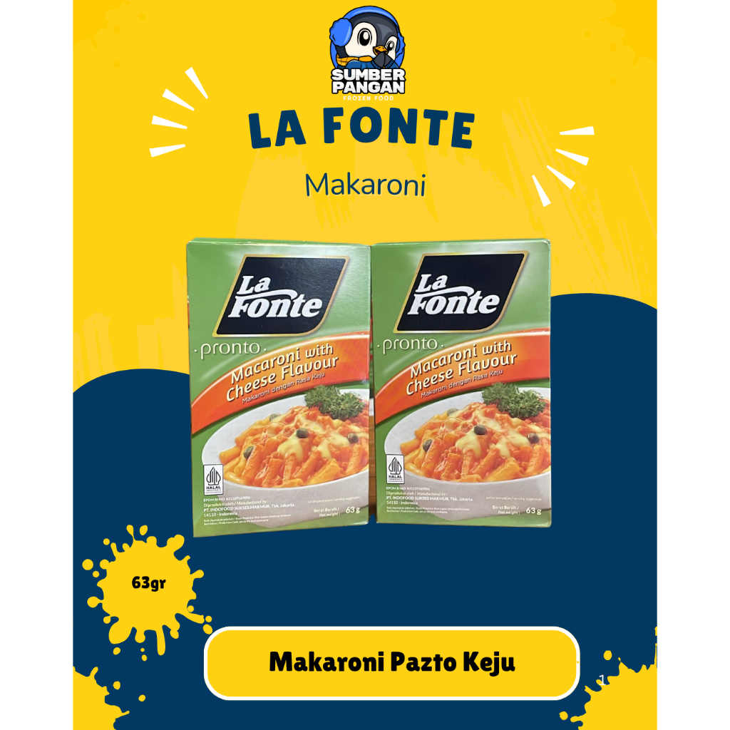 

La Fonte Pronto Macaroni With Cheese / La Fonte Macaroni Cheese 63gr