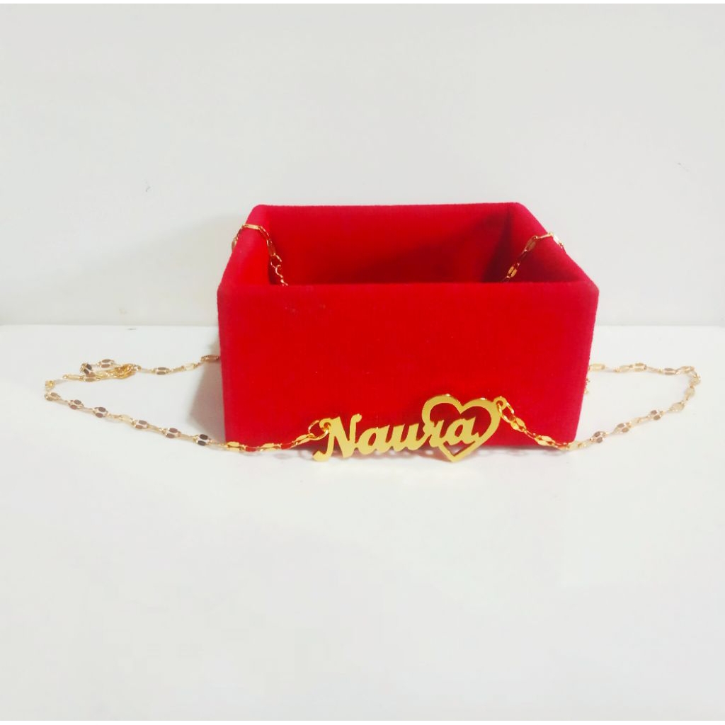 Kalung ukir nama sendiri