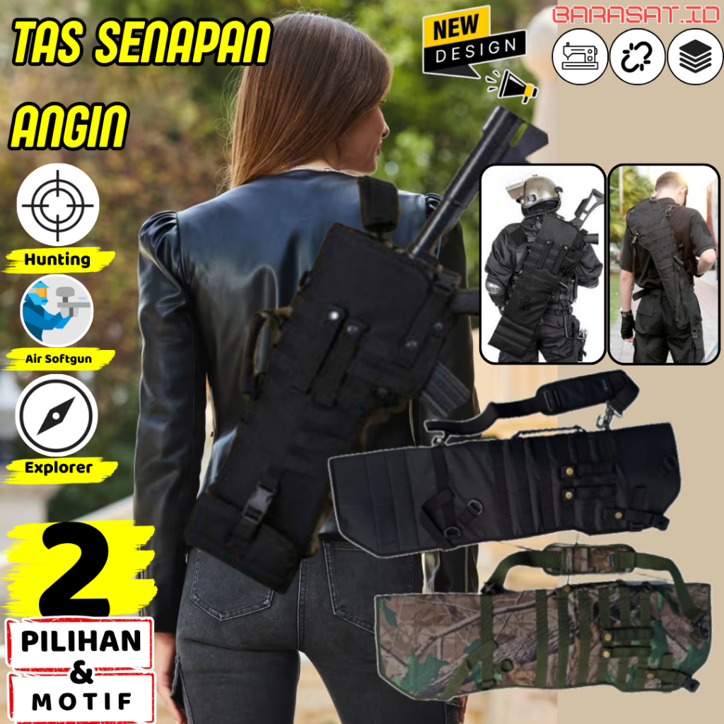 Tas Multipump PCP Uklik Gejluk Jahitan rapi Kuat Bahan tebal tali bahu empuk Ringkas bisa dilipat
