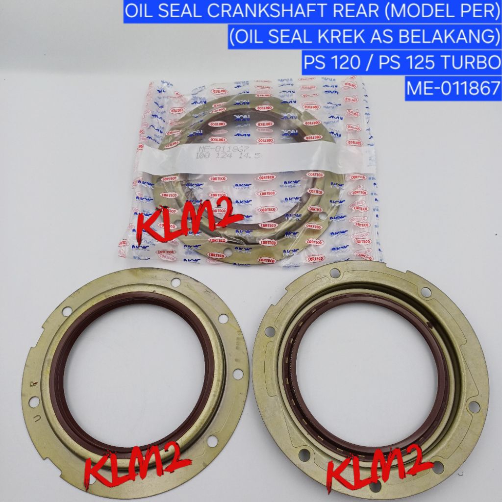 [ME-011867] - OIL SEAL KREK AS BELAKANG - OIL SEAL CRANKSHAFT REAR - (PS 120 / PS 125 TURBO)