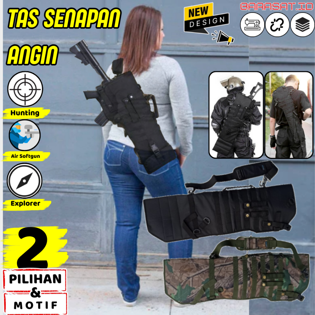 Kantong Multipump PCP Uklik Gejluk Tali bahu empuk Bahan tebal Jahitan rapi kuat Ringkas bisa dilipa