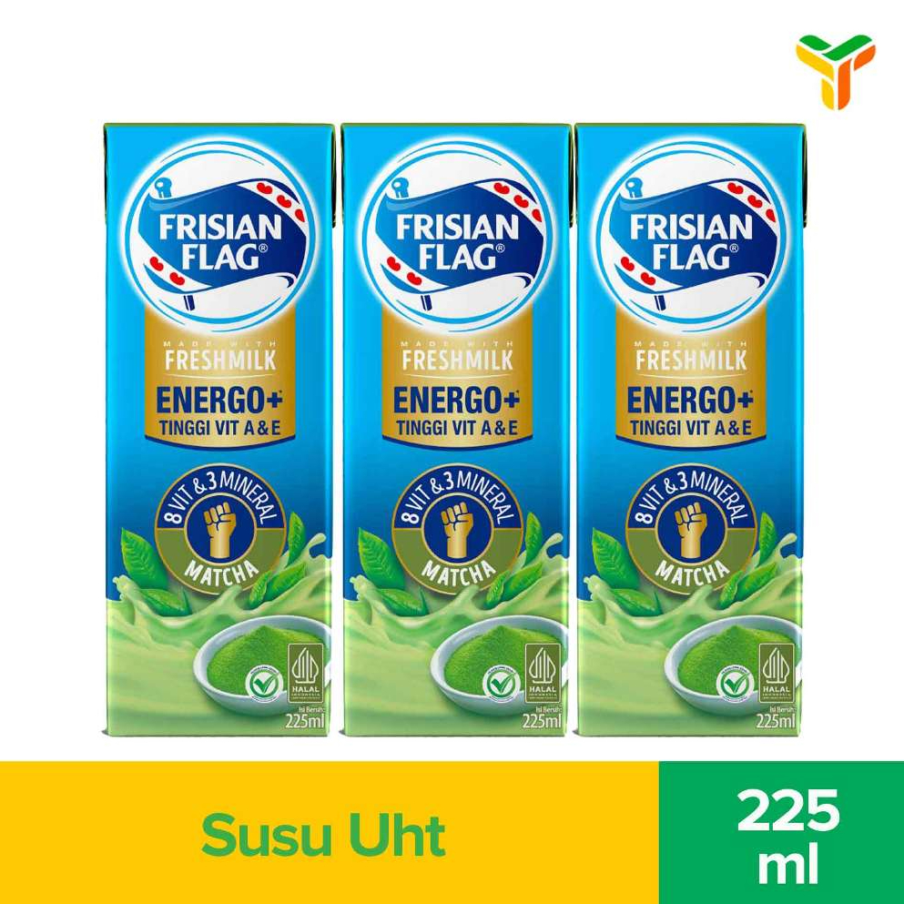 

3pcs Frisian Flag Energo Matcha 225Ml