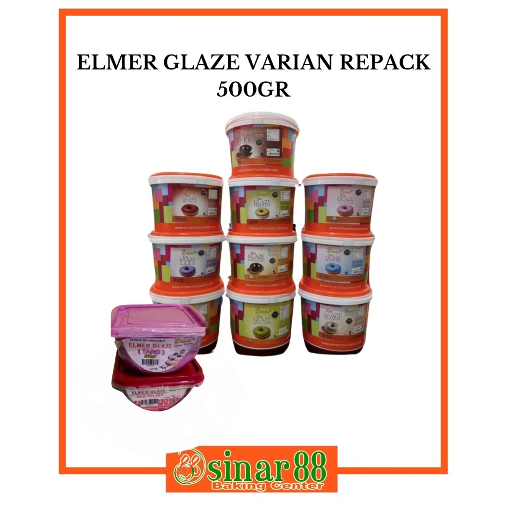 

Elmer Glaze Topping Donat Cair 500gr (Rasa di Variant)
