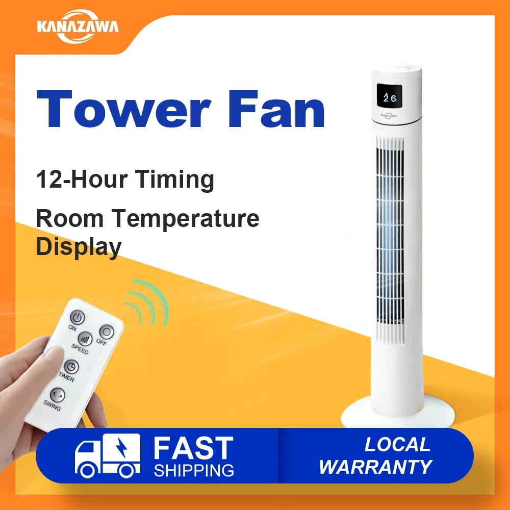 KANAZAWA Kipas Angin Ac Tower Fan Ac Portable Kipas Angin Dengan Home Office 120 ° Stereo Diam