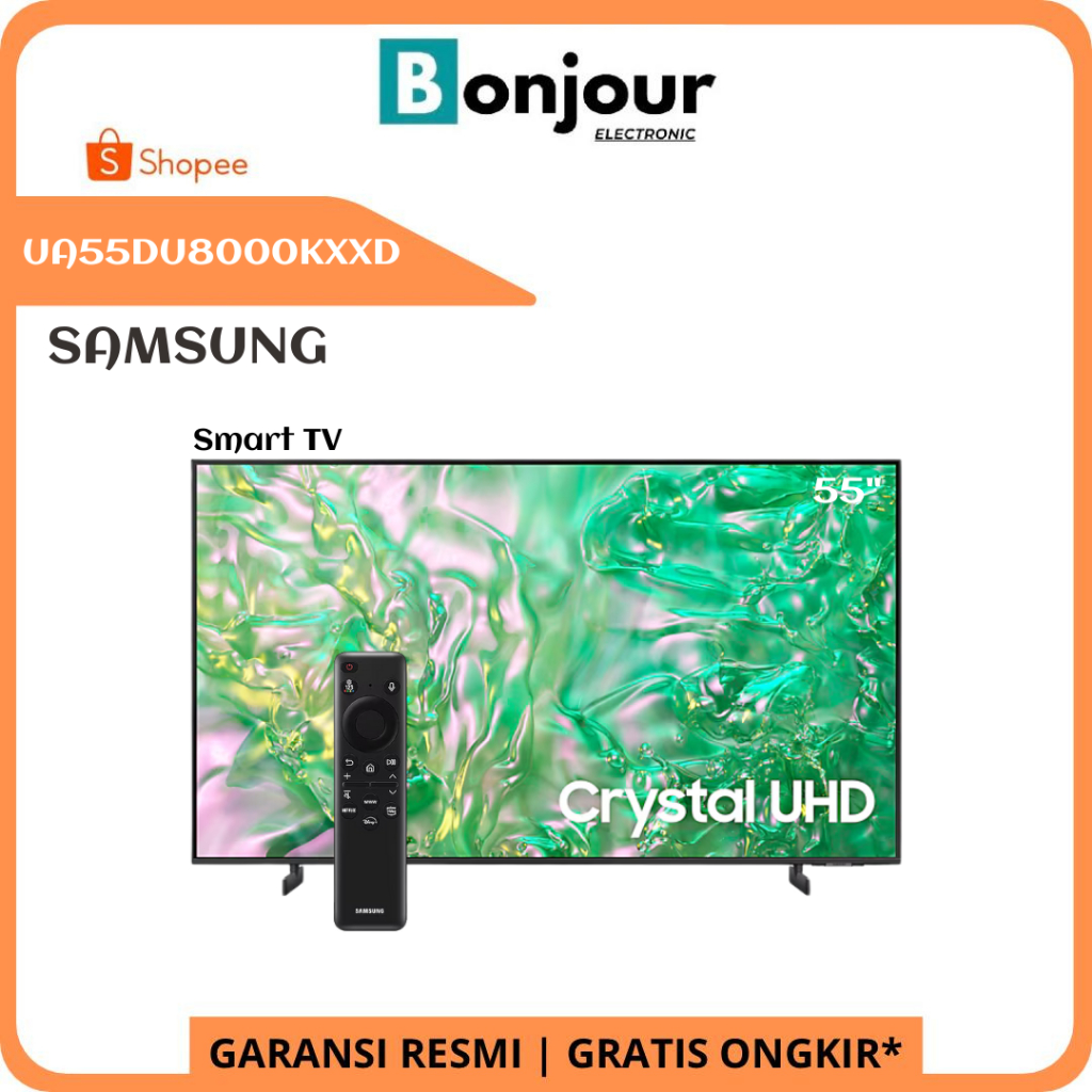 TV Samsung UA55DU8000KXXD 4K Smart TV 55DU8000 Samsung 55 Inch UHD 4K