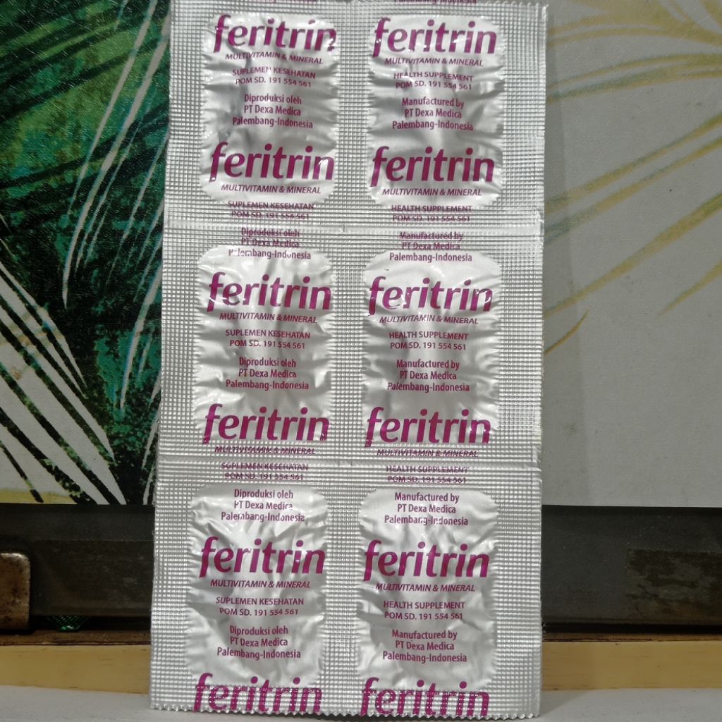 FERITRIN 6 tablet | multivitamin & mineral expayer 2027